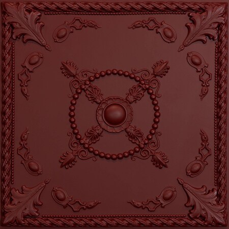 Ceilume Alexander 2ft x 2ft Merlot Ceiling Tile V3-ALEX-22MEO